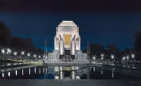 Fridge Magnet Cory Rinaldi Anzac Memorial at Night