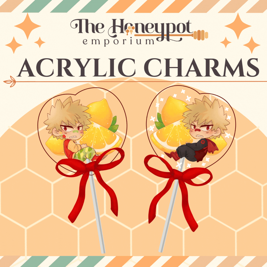 Sweet & Sour KiriBaku Lollipop Charms