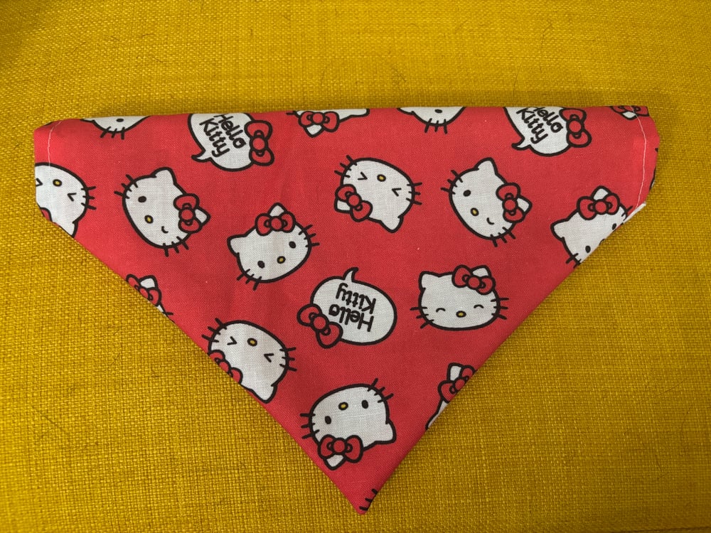 Image of Greetings Cat Pet Collar Bandana