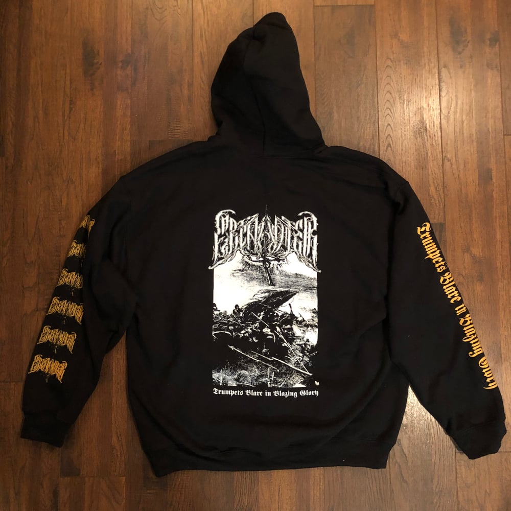 Trumpets Blare in Blazing Glory Hoodie