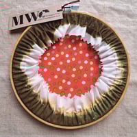 Image 2 of Avocado Green 6" sunprint on fabric