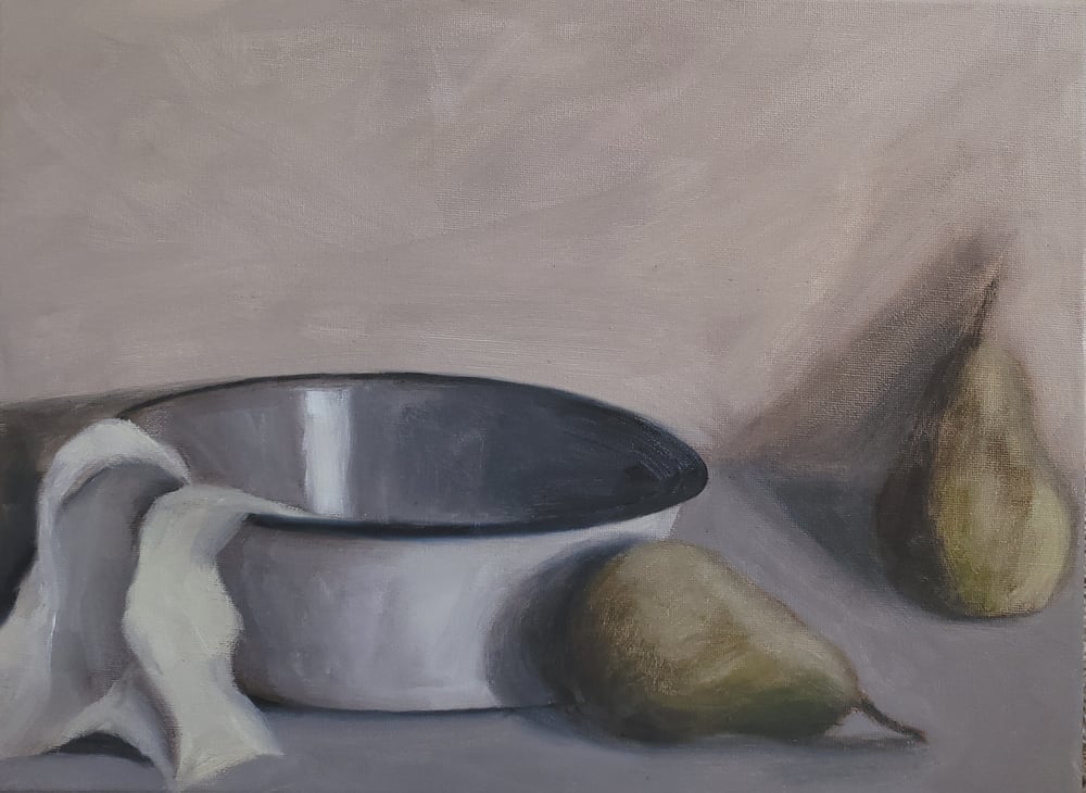 Image of Nature morte aux poires et au bol