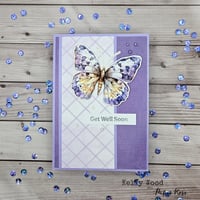 Butterfly Get Well Soon Card