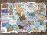 Image 1 of LakoArt 300 Pieces Non-repetitive Inspirational Vintage Journaling Stickers