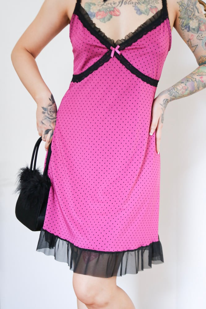 Image of Modern Marylin Monroe Polka Dot Babydoll (large)