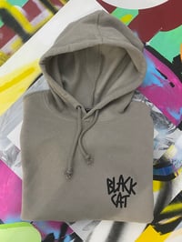 Image 1 of BLACK CAT GONZ VISION HOODIE - STONE