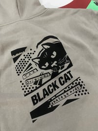 Image 2 of BLACK CAT GONZ VISION HOODIE - STONE