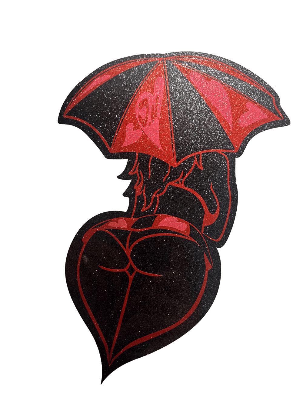 Image of L.E. V-Day Umbrella Girl RED *24 Hours*