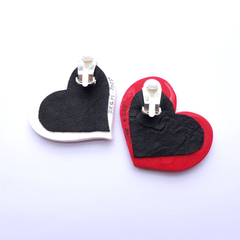 Image of Boucles d'oreilles coeurs