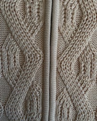 Image 2 of Knitted Bomber Sweater