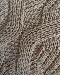 Image 3 of Knitted Bomber Sweater