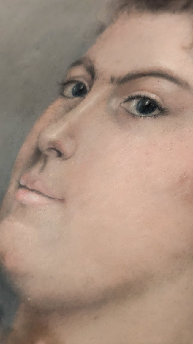 Portrait au pastel. Ancien prix 89€