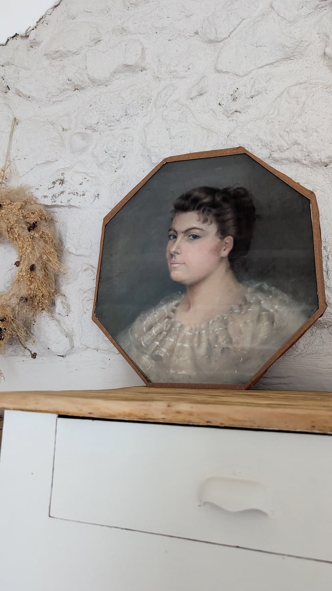 Portrait au pastel. Ancien prix 89€