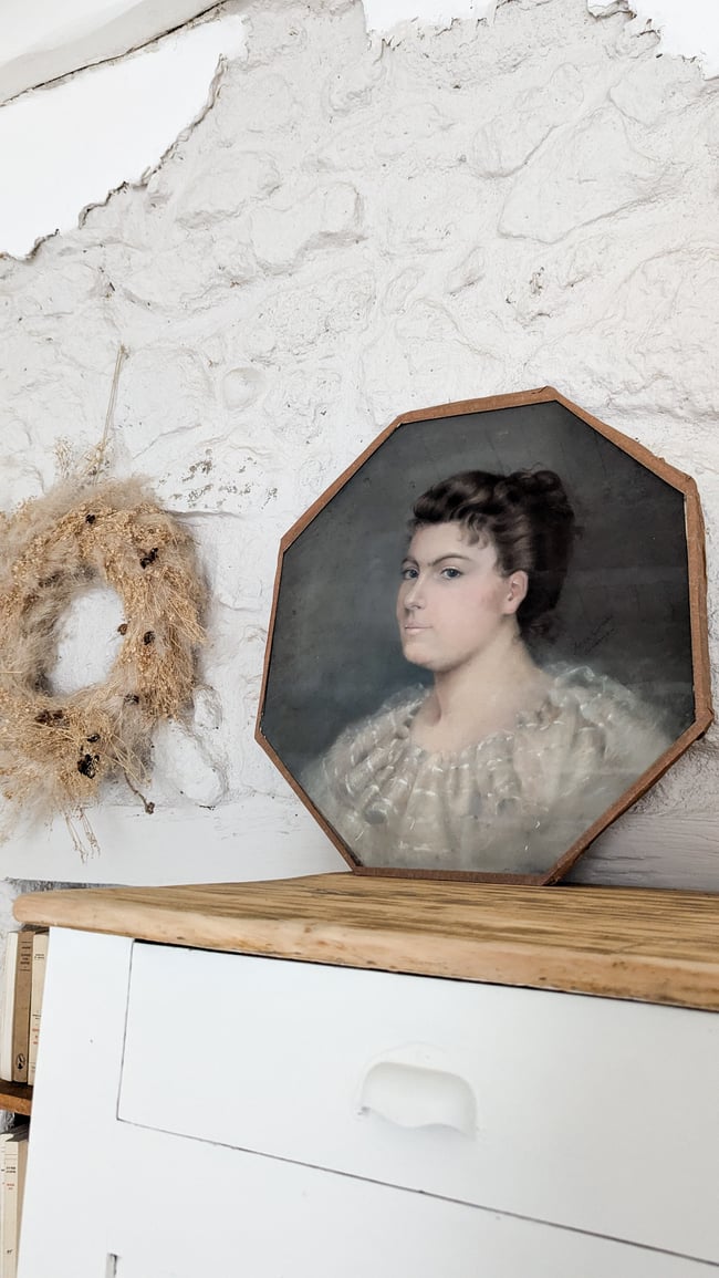 Portrait au pastel. Ancien prix 89€