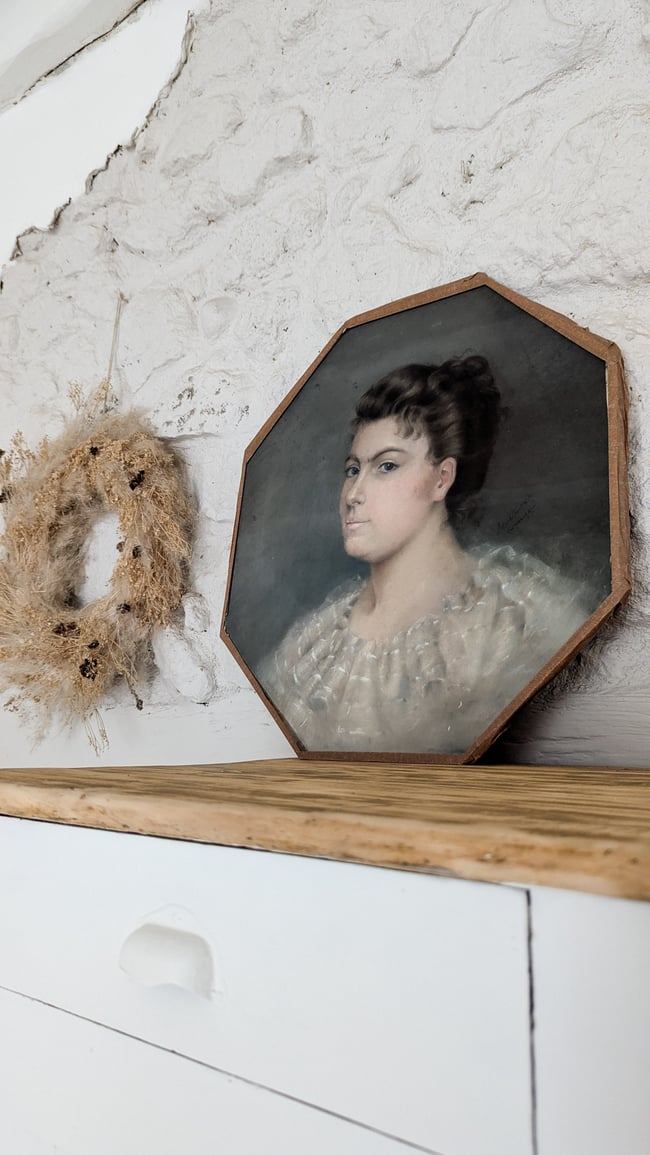 Portrait au pastel. Ancien prix 89€