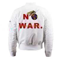 Image 3 of NO WAR | FEATURING GENESIS LOGO BOMBER JACKET