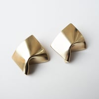 Image 1 of *NEW* Fold Statement Stud Earrings