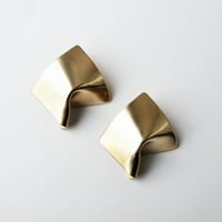 Image 3 of *NEW* Fold Statement Stud Earrings