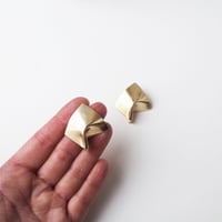 Image 2 of *NEW* Fold Statement Stud Earrings