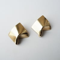 Image 5 of *NEW* Fold Statement Stud Earrings