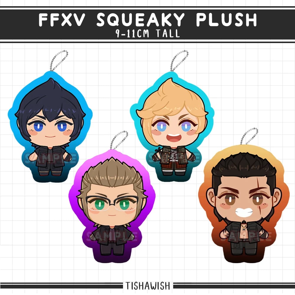 [PREORDER/IN STOCK - Plush] FFXV Squeaky Plush