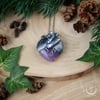 Crystal Heart necklace with amethyst
