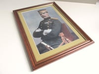 Image 2 of Antique Military Portrait Art Print, Paul Sanford Lord Methuen, in Vintage Wooden Frame 