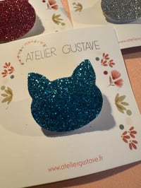 Image 6 of Broche chat paillettes