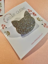 Image 3 of Broche chat paillettes