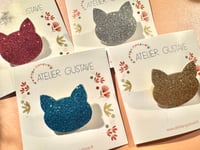 Image 2 of Broche chat paillettes