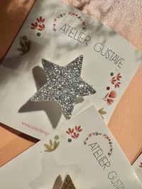 Image 4 of Broche étoile paillettes 