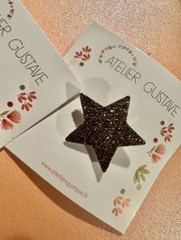 Image 5 of Broche étoile paillettes 