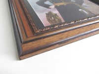 Image 5 of Antique Military Portrait Art Print, Major General A Fitzroy Hart, in Vintage Wooden Frame 