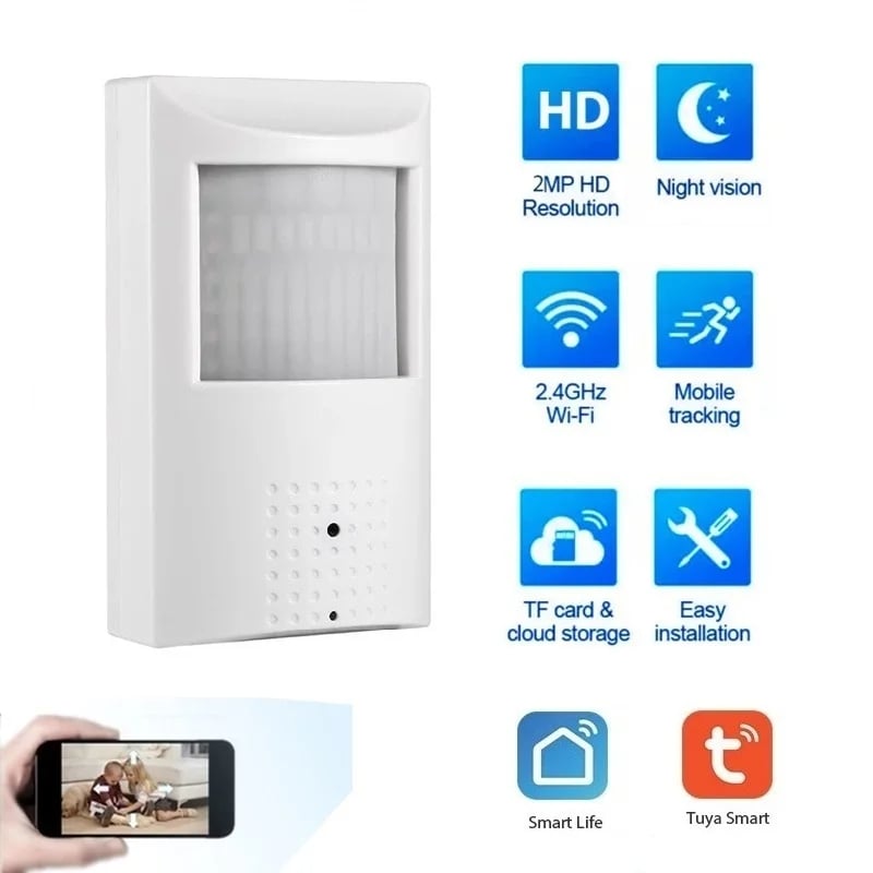 MSL Tuya Smart WiFi IP Camera Indoor Mini Security Cam with Night Vision & Motion Detection