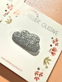 Image 3 of Pin’s nuage  paillettes 