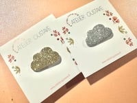 Image 2 of Pin’s nuage  paillettes 