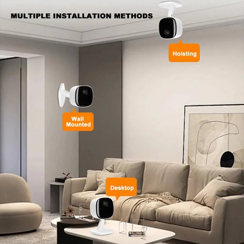MSL 3MP WiFi Camera Baby Monitor & Pet Security Cam with 2-Way Audio & Night Vision