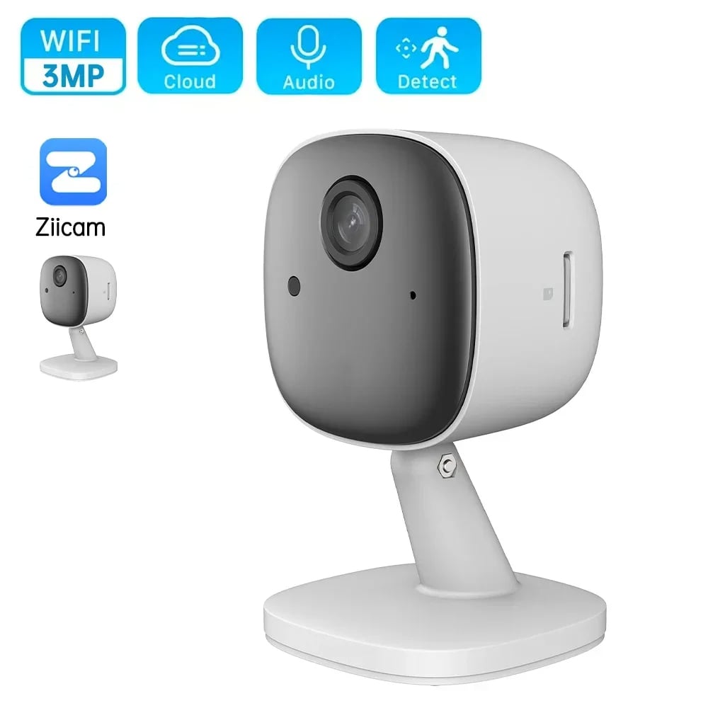 MSL 3MP WiFi Camera Baby Monitor & Pet Security Cam with 2-Way Audio & Night Vision
