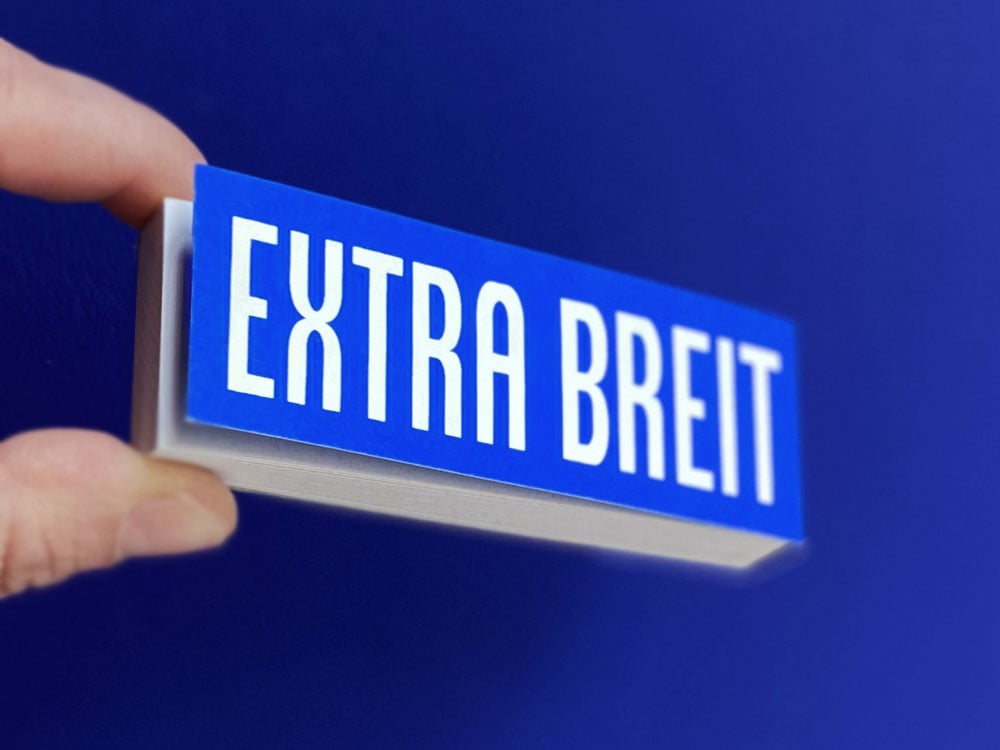 Image of NOTIZBLOCK Extrabreit