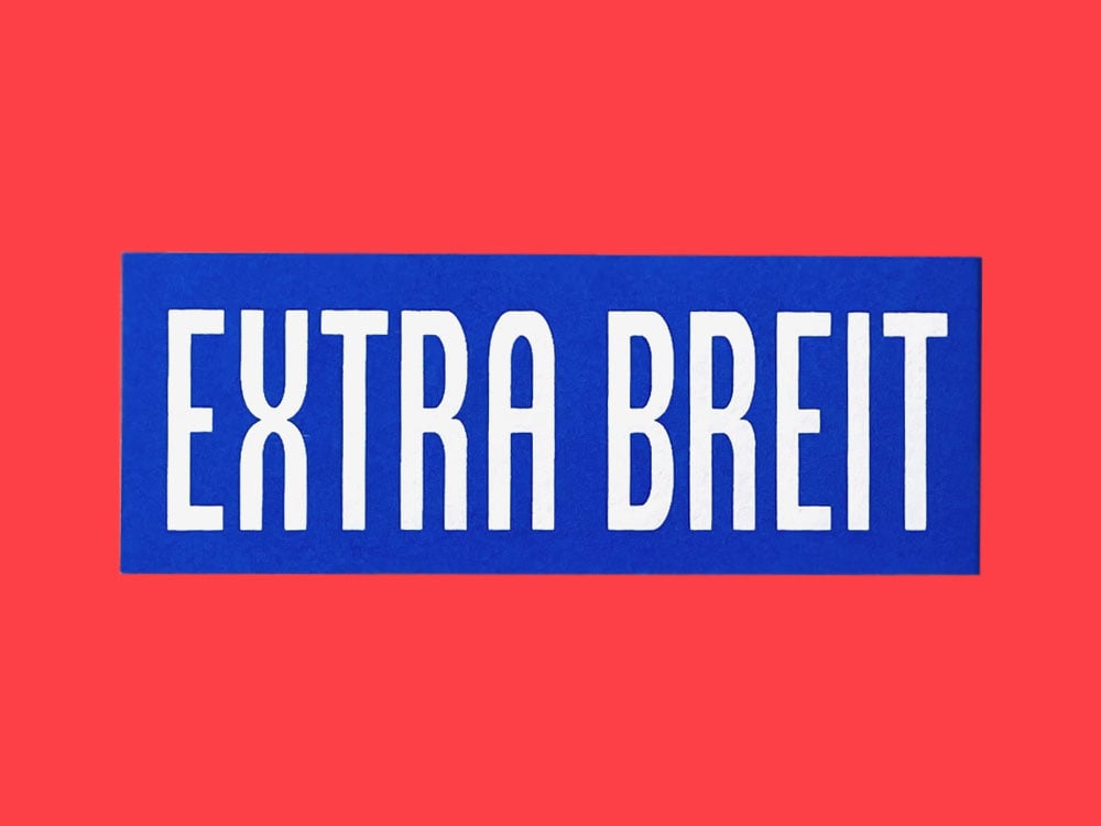 Image of NOTIZBLOCK Extrabreit
