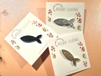 Image 2 of Pin’s poisson paillettes