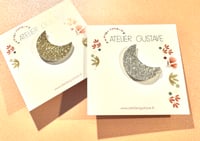 Image 2 of Pin’s lune paillettes