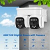 MSL 8MP HD Dual Camera WiFi with AI Human Detection & 10X Zoom