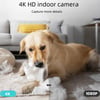 MSL Alarm Clock Style WiFi Baby Monitor with 4K Camera & Motion Detection