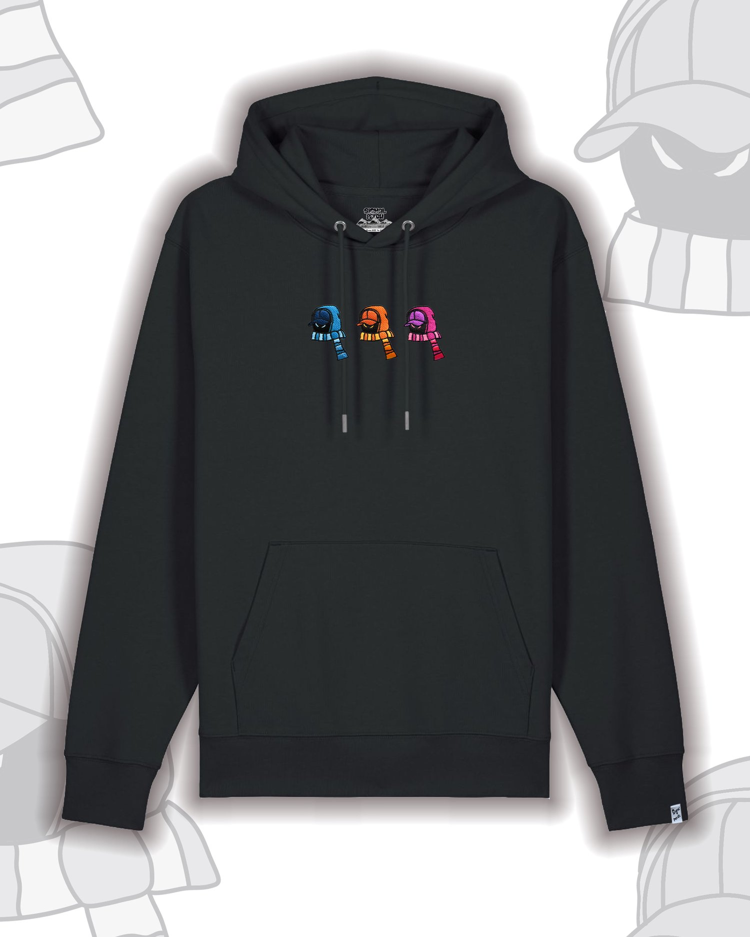 Invisible Hoodie 3x Black