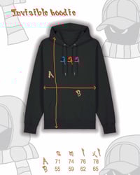Image 5 of Invisible Hoodie 3x Black