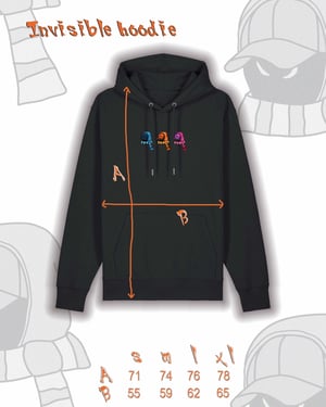 Invisible Hoodie 3x Black