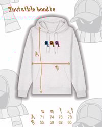 Image 5 of Invisible Hoodie 3x Grey 