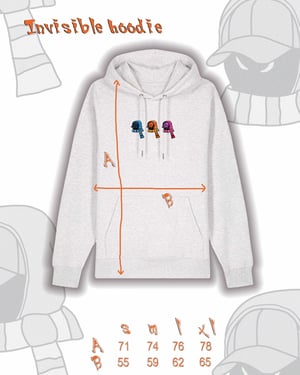 Invisible Hoodie 3x Grey 