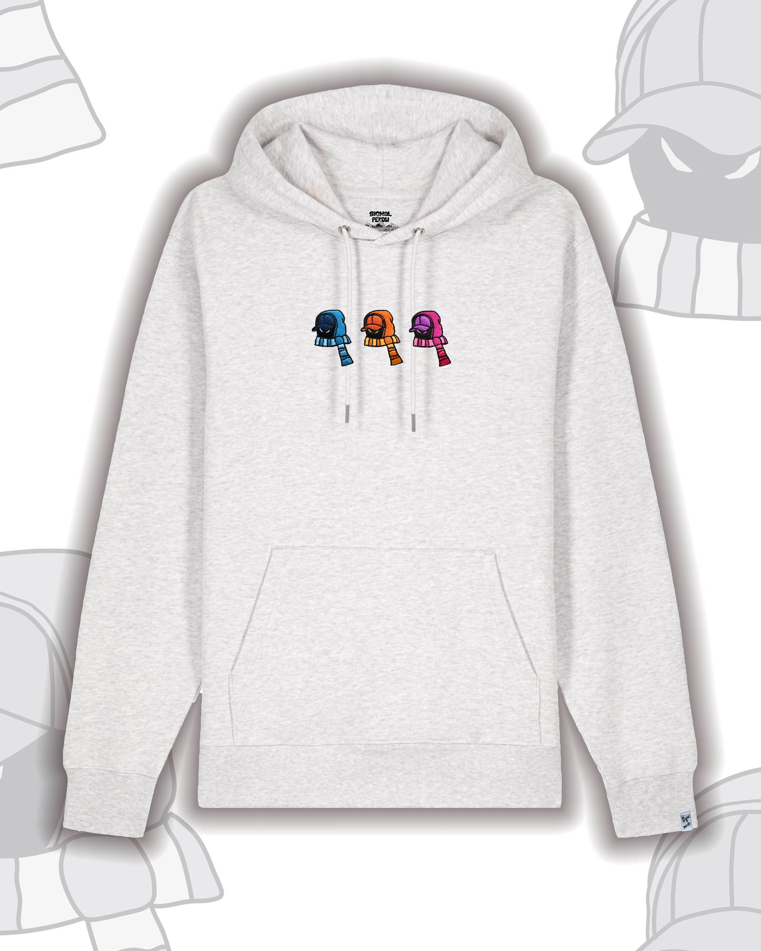 Invisible Hoodie 3x Grey 